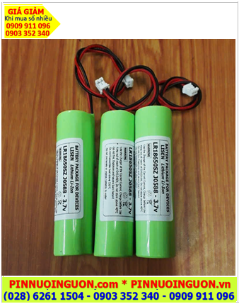 Lisen LR18650SZ-J058 (Loại đã gắn Zắc cắm); Pin sạc 18650 lithium 3.7v Lisen LR18650SZ-J058